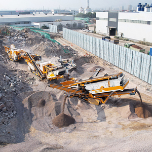 Station de concassage de minerai et de béton portable, contrôlée par PLC, moteur AC, haute efficacité, capacité de 100-500T/H, installation de concassage à cône mobile - Product Image 6