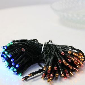 ไฟประดับตกแต่งคริสต์มาสแบบใหม่ ใช้น้ำเป็นตัวกระตุ้น 100 หลอด ไฟ LED หลากสี สำหรับตกแต่งภายนอกอาคาร ไฟคริสต์มาส ไฟประดับ - Product Image 3