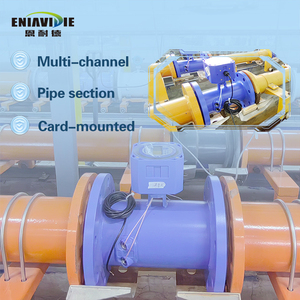 Đồng hồ đo lưu lượng nước siêu âm Đồng hồ đo lưu lượng nước kỹ thuật số RS485 Đồng hồ đo lưu lượng thông minh DN100 với nguồn điện bên ngoài - Product Image 2