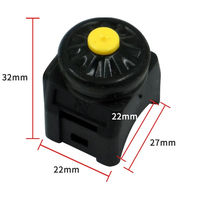 Vente Flash XYRACING Bouton Poussoir Universel en Plastique ABS Rouge pour Moto, Klaxon, Démarrage, Dirt Bike, VTT, UTV, Dual Sport 22mm