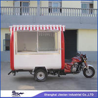Kiosque de restauration rapide pour moto, nouveau design, personnalisé pour l'extérieur, service de restauration, chariot en crêpe, camion remorque pour aliments, livraison gratuite