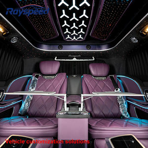 Intérieur de voiture de luxe Mercedes Vito 2017 Sièges Banquette Vito <span class=keywords><strong>Vip</strong></span> Vito W447 Intérieur Siège arrière avec table - Product Image 4