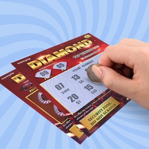 Boletos de Lotería Personalizados con Impresión Digital, Soluciones Promocionales Seguras, Diseño Gratuito, Impresión de Premios - Product Image 1