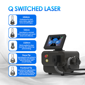 KES da cầm tay làm trắng Q chuyển Loại bỏ hình xăm Carbon Laser Peel Nd Yag laser picosecond - Product Image 3