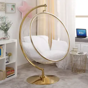 Chaise suspendue en verre en forme d'œuf pour l'extérieur, la cour, le patio, le <span class=keywords><strong>jardin</strong></span>, les loisirs en intérieur, vente chaude - Product Image 3