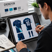Camiseta de Fútbol Personalizada Auténtica con Tecnología Avanzada de Absorción de Humedad para Academias Juveniles