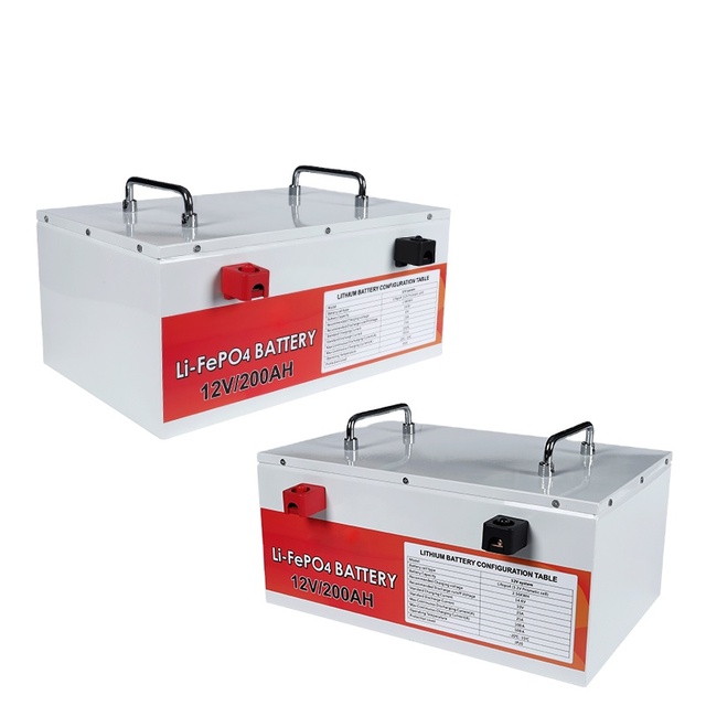 Jingsun 12V 24V LiFePO4 Battery 200ah 100ah Lithium Iron Phosphate Battery for Home Solar Energy Storage