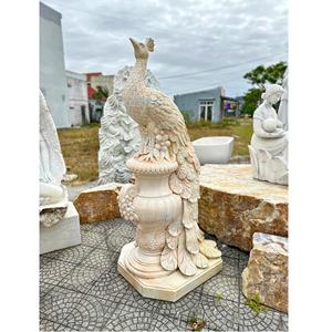 Estatua de pavo real tallada a mano moderna personalizada para exteriores de Vietnam duradera con superficie pulida de garantía de 1 año - Product Image 6