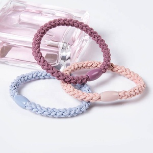 Coleteros Elásticos al por Mayor de Fábrica con Cuentas, Sin Metal, Agarre Seguro y Suave, Sin Daños ni Enredos, <span class=keywords><strong>para</strong></span> <span class=keywords><strong>Cabello</strong></span> Trenzado - Product Image 3