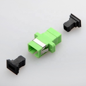 Hiệu suất cao SM <span class=keywords><strong>Simplex</strong></span> thuê bao <span class=keywords><strong>SC</strong></span> APC UPC sợi quang Adapter Màu Xanh Lá Cây - Product Image 6