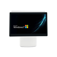 Sistema de Punto de Venta Táctil Todo en Uno con Impresora, Pantalla Táctil Capacitiva de 10 Puntos, Pantalla LED de 15.6 Pulgadas, Wi-Fi 6
