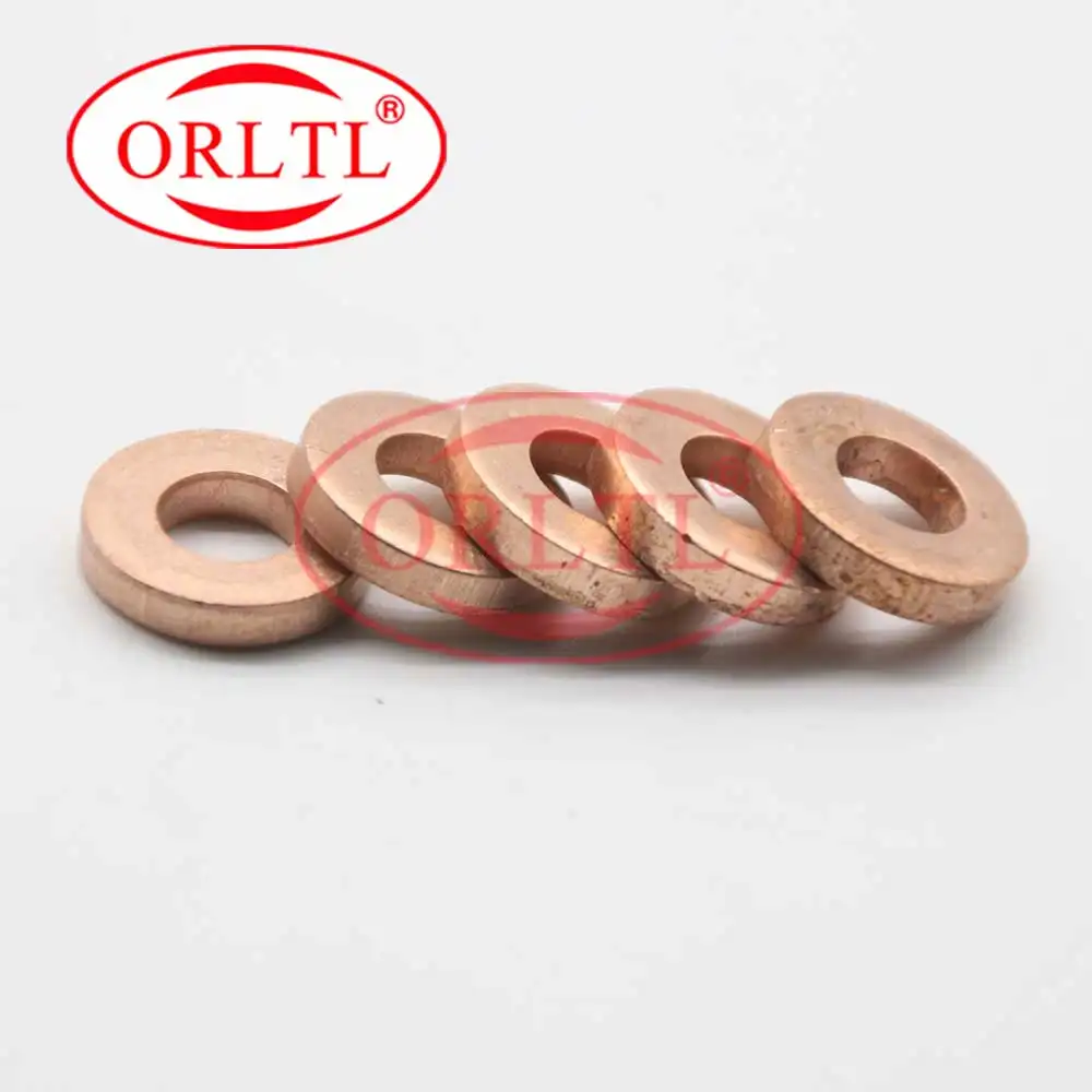 ORLTL OR3058 F00VC17506 Size: 7.1*15*3mm Injector Copper Washer F 00V C17 506 Nozzle Heat Shield Thickness=3mm F00V C17 506