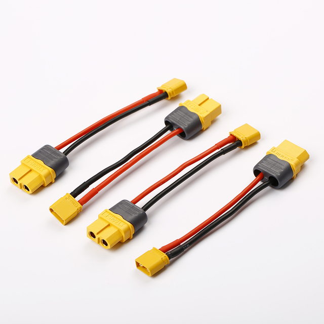 4/2pcs XT30 Male to XT60 Female Connector Adapter Wires for FPV Parts