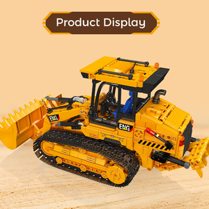 Moule King 17098 1208PCS Track Loader Building Block Brick Set Model MOC Technical Toy Plastic Modern Festival Gift - Product Image 3