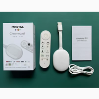 Boîtier TV avec télécommande vocale pour Google TV 5G 4K haute définition, décodeur fabriqué en Chine, produit très vendu