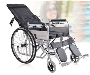 Silla de ruedas reclinable portátil plegable para ancianos con discapacidad - Product Image 1