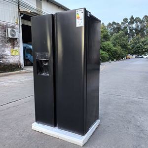 Réfrigérateur double porte avec distributeur de glace 600L, couleur gris foncé, réfrigérateur côte à côte, refroidissement par air, sans givre, Inverter 220V, bon <span class=keywords><strong>prix</strong></span> - Product Image 4