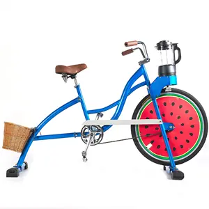 EXI 고정 자전거 블루 기계 전기 레트로 고정 기어 블렌더 자전거