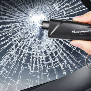 Martillo de seguridad para coche, martillo de seguridad para romper ventanas multifuncional, Mini herramienta portátil de seguridad para coche de emergencia - Product Image 4