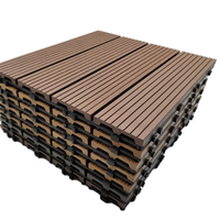 Bricolage WPC Sol Patio Jardin/Piscine/Balcon/Passerelle/Tuiles de toit Wpc Board Interlocking Deck Tiles