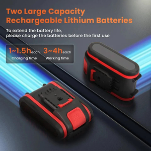 Rechargeable Cordless Lithium-ion Battery <b>Powered</b> 500W Pruning Shears Scissors 25-30mm Cutting Diameter <b>Tools</b> Kit Set P - Product Image 6