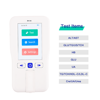 Analyseur chimique sec portable LIVIE haute précision pour tester Cre + UA + Urée + GLU + TG + TCH + HDL-C + LDL-C + ALT + AST + HB