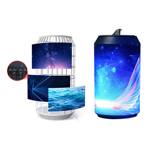 Écran LED cylindrique <span class=keywords><strong>extérieur</strong></span> pour publicité animée, haute luminosité, étanche IP65, grand angle de vision - Product Image 1