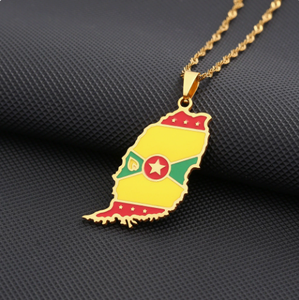 Nuevo Diseño, Collar de Acero Inoxidable Dorado Estilo Francés para Hombre y Mujer, Collar de Pareja de Estilo Étnico, Accesorios Transfronterizos - Product Image 3
