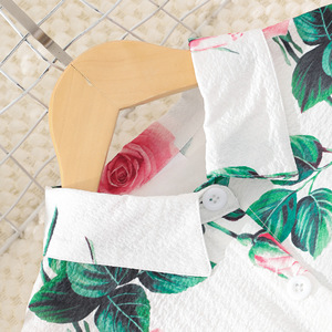 <span class=keywords><strong>Robe</strong></span> de Fille Style Coréen à Fleurs, Manches Longues, Robes d'Anniversaire Élégantes Roses pour Filles de 12 Ans - Product Image 2