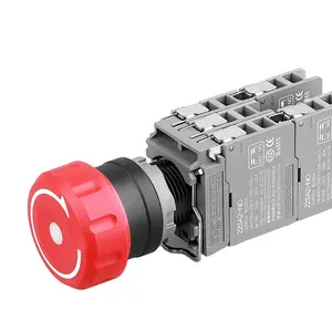 Interruptor de botón pulsador plano momentáneo de 22mm XB2- EA31 EA42 102C NO \/NC 10A interruptor de arranque de retorno automático rojo verde