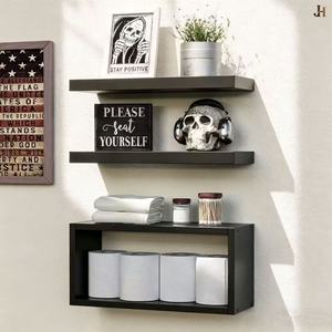 Wall Mounted <b>Bathroom</b> Shelf 3 Tier Rectangular Durable Storage Rack For Toilet Paper Towels And Decor - Product Image 1