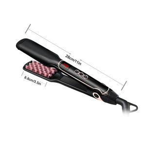 Lisseur électrique professionnel à peigne chauffant avec écran LCD, chauffe rapide, outil de coiffage pour cheveux naturels 4C - Product Image 2
