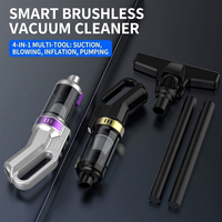 Aspirateur de voiture portable multifonction en ABS, haute aspiration, sans fil, pour clavier, maison, bureau et sols