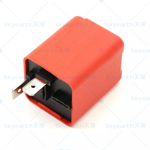 Nuevo Relé Intermitente LED SKYEARTH de 12V y <span class=keywords><strong>2</strong></span> <span class=keywords><strong>Pines</strong></span>, Módulo de Control Universal para Intermitentes de Motocicleta, Solución para Hiperparpadeo - Product Image 5
