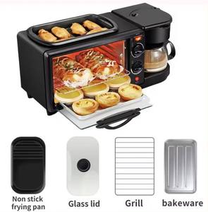 Máquina de Desayuno 3 en 1 de Fábrica, Horno de Convección Pequeño, Cafetera Eléctrica para Uso Doméstico y Hotelero, Promoción de Café y Pan - Product Image 2