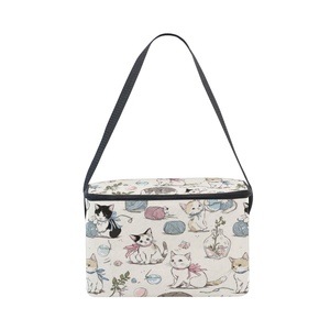 Bolsa de Almuerzo Portátil para Viajes, Diseño de Gato Adorable, Impermeable, Aislante, para Exteriores, Precio al por Mayor - Product Image 3