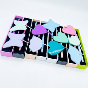 กระจกแต่งหน้าสแตนเลสขยาย 3 เท่า สำหรับต่อขนตา มี 3 รูปทรง 7 สีเคลือบผง - Product Image 1