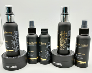Barattolo di plastica cosmetico nero opaco satinato di fascia alta e pompa <span class=keywords><strong>Spray</strong></span> per capelli 30% <span class=keywords><strong>50</strong></span>% 100% PCR per l'imballaggio dello Shampoo - Product Image 4