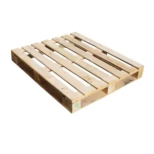 Heat Treated Wooden Pallets - 4-way / 2-way Pallet for Logistics Packaging Export to EU USA UAE etc - Solid Wood Pallets