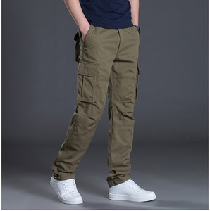Pantalones Cargo <span class=keywords><strong>de</strong></span> <span class=keywords><strong>Verano</strong></span> para <span class=keywords><strong>Hombre</strong></span> <span class=keywords><strong>de</strong></span> Corte Recto y Talla Grande <span class=keywords><strong>de</strong></span> Algodón Ropa Casual Versátil Pantalones <span class=keywords><strong>de</strong></span> <span class=keywords><strong>Trabajo</strong></span> para <span class=keywords><strong>Hombre</strong></span> - Product Image 2