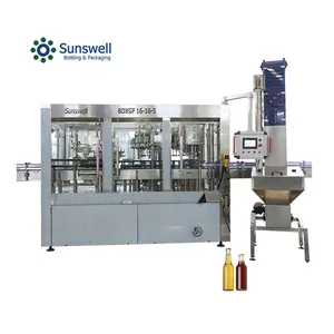Good Price Glass Bottle Carbonated Alcoholic Drink Filling Machine Carbonated Drinks Bottled Filling Machinery