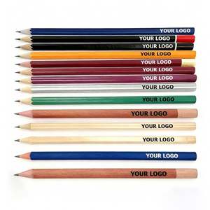 Lápiz de Madera Estándar Personalizado al por Mayor con Logotipo, Colores Macaron, Diseño Libre, para Uso Comercial y Regalos Promocionales - Product Image 1