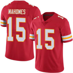 Kansas City Football Shirts Heren 15 Patrick Mahomes 87 Travis Kelce 10 Pacheco 4 Rice 7 Butker Gestikte Limited Edition Voetbalshirts - Product Image 2