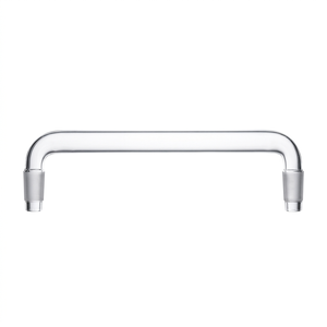 Adaptador de Vidrio Borosilicato SAMCO LAB, Curva de Recuperación Vertical, Accesorio para Recuperación Química en Destilación de Laboratorio - Product Image 1