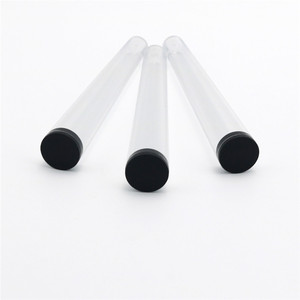 Accesorios para fumar papel rodante Tubo de almacenamiento de plástico de 125mm con tapa de silicona para conos preenrollados Kingsize - Product Image 3