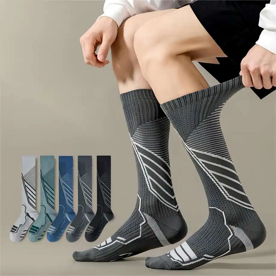 Calze professionali personalizzate che corrono calze da ciclismo calze sportive antiscivolo