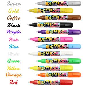 Marqueurs à craie liquide <span class=keywords><strong>pour</strong></span> <span class=keywords><strong>vitres</strong></span> de voiture, ensemble de stylos à craie liquide effaçables, marqueur <span class=keywords><strong>pour</strong></span> verre - Product Image 5