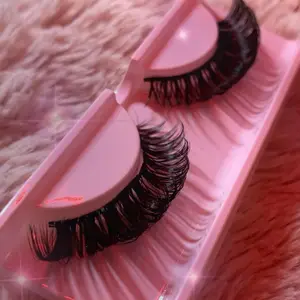 Dd Curl Lash Extension Strip Spike Lash Strip Homemade D Curl Wispy Cat Eye 3D Wispy Thick Fluffy Russian Strip Lashes