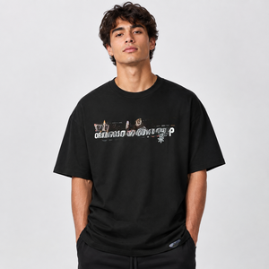 T-shirts unisexes à manches courtes avec imprimé graphique surdimensionné, décontractés, style streetwear, en tricot doux, 100% coton, respirants, pour l'été et le quotidien - Product Image 3