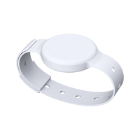 Baliza de pulsera desechable o reciclable con botón SOS y opción NFC